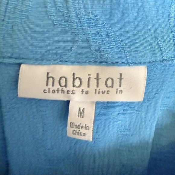 Habitat Button Jacket Blue Coastal Size Medium - Picture 3 of 4